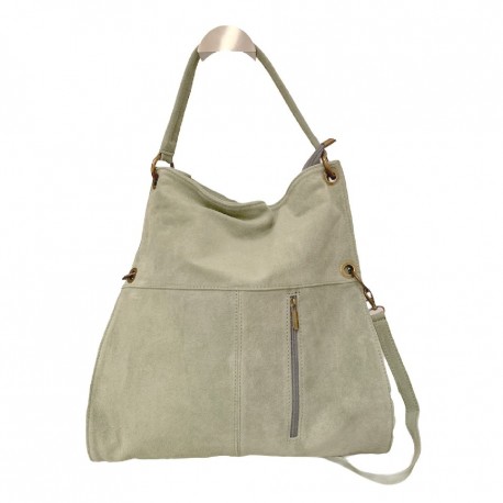 bolso shopper serraje